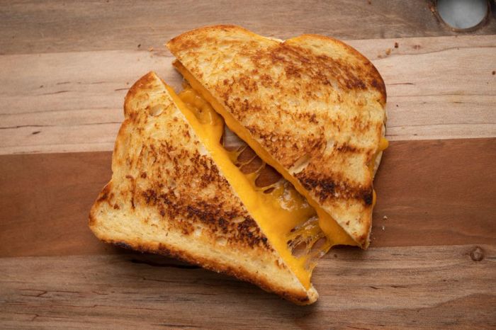 Nutrition facts grilled cheese