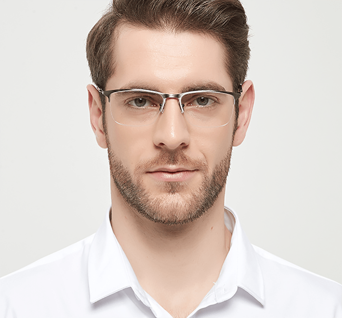 Clear fashion glasses for men