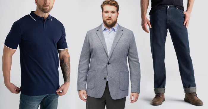 Fat men fashion