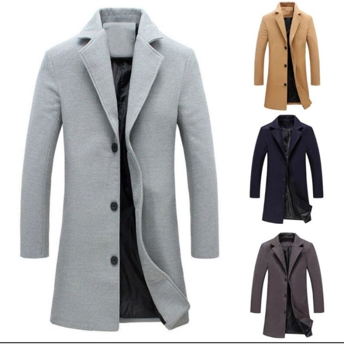 Men long coat fashion