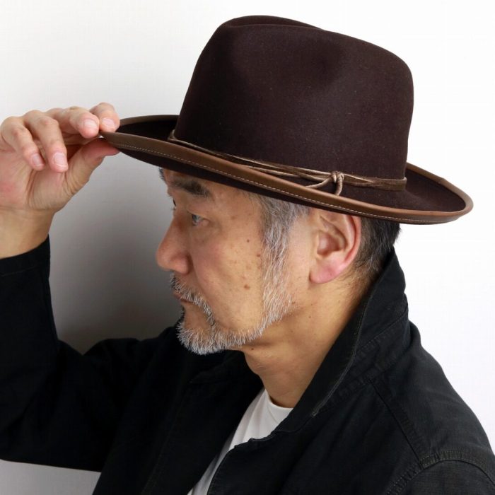 Mens fashion wide brim hat