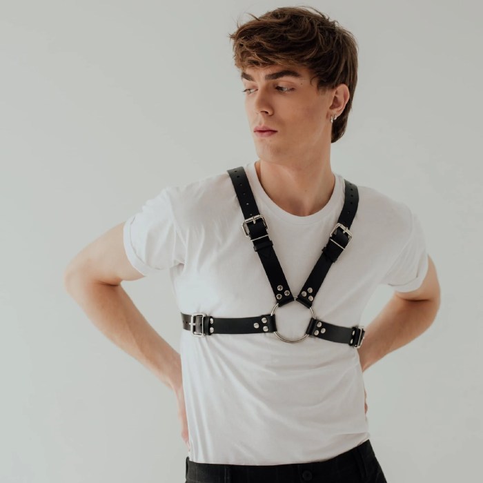 Mens fashion harness